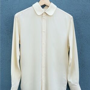 Brand New Loro Piana Thea Silk Shirt, (US 2)